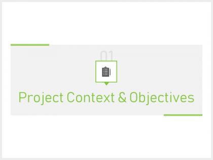Project context and objectives j61 ppt powerpoint presentation diagram ppt