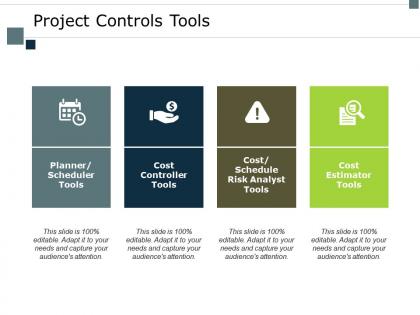 Project controls tools risk analyst ppt powerpoint presentation gallery graphics