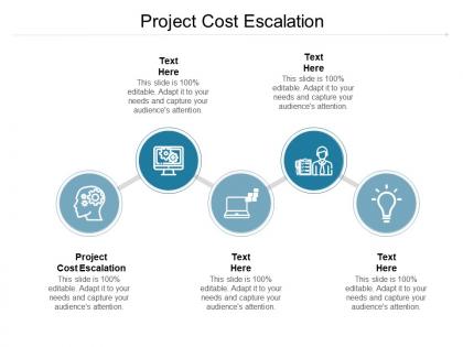 Project cost escalation ppt powerpoint presentation topics cpb