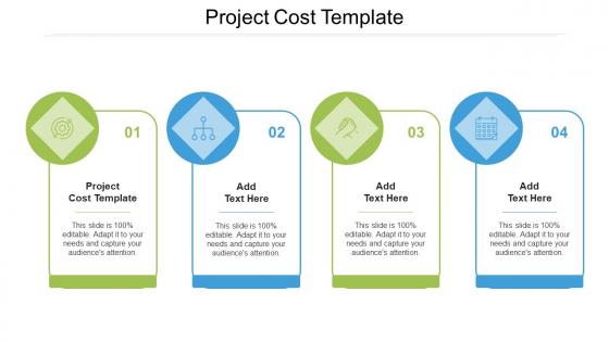 Project Cost Template Ppt Powerpoint Presentation Professional Example Topics Cpb
