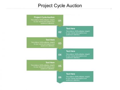 Project cycle auction ppt powerpoint presentation icon demonstration cpb