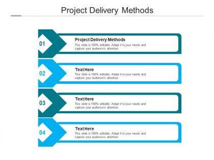 Project delivery methods ppt powerpoint presentation slides background designs cpb