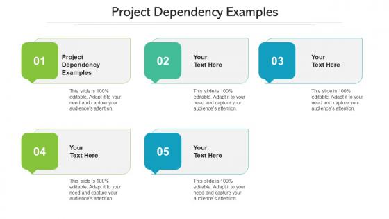 Project Dependency Examples Ppt Powerpoint Presentation File Inspiration Cpb