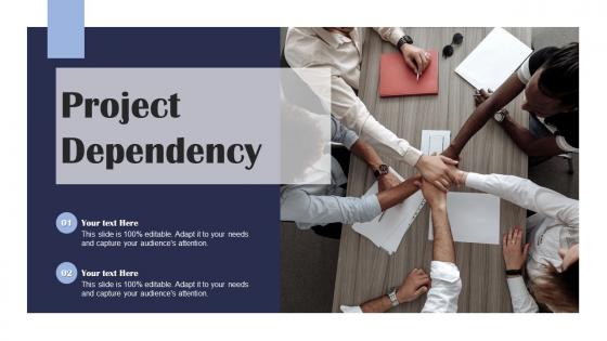 Project Dependency Single Cover Page