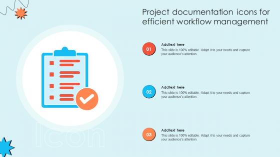 Project Documentation Icons For Efficient Workflow Management