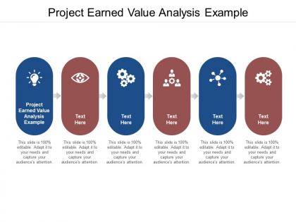 Project earned value analysis example ppt powerpoint presentation summary infographics cpb
