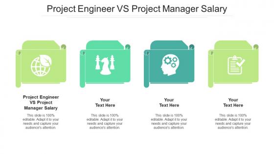 Project engineer vs project manager salary ppt powerpoint presentation icon brochure cpb