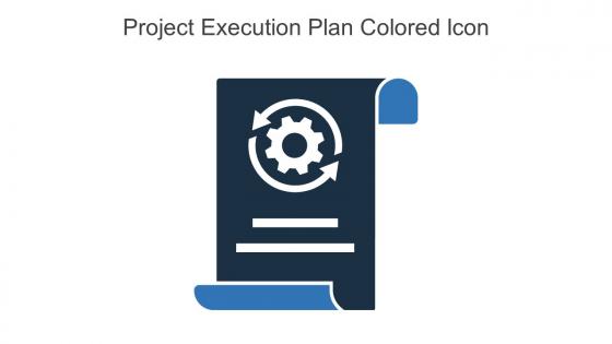 Project Execution Plan Colored Icon In Powerpoint Pptx Png And Editable Eps Format