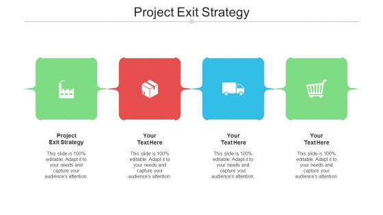 Project Exit Strategy Ppt Powerpoint Presentation Ideas Objects Cpb