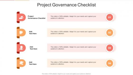 Project Governance Checklist In Powerpoint And Google Slides Cpb