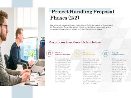 Project handling proposal phases initial ppt powerpoint presentation file