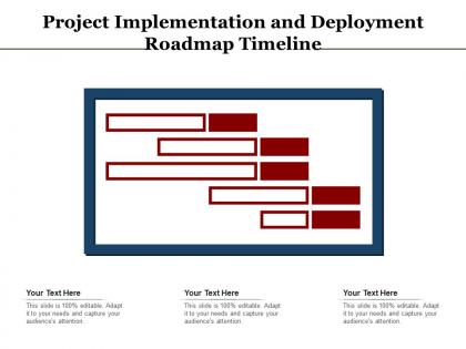 Project implementation and deployment roadmap timeline