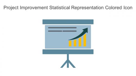 Project Improvement Statistical Representation Colored Icon In Powerpoint Pptx Png And Editable Eps Format