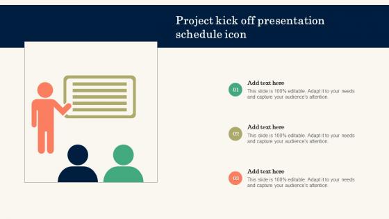 Project Kick Off Presentation Schedule Icon