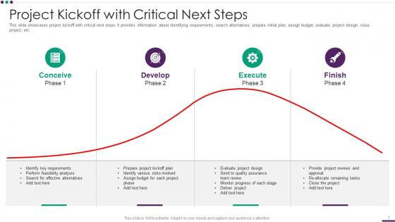 Project Kickoff With Critical Next Steps