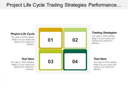 Project life cycle trading strategies performance based management cpb