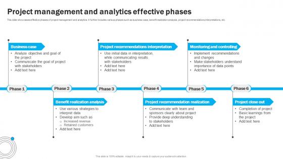 Project Management And Analytics Effective Phases