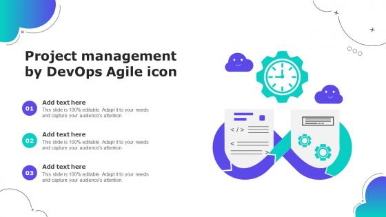 Project Management By DevOps Agile Icon