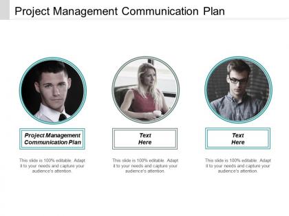 Project management communication plan ppt powerpoint presentation icon example cpb