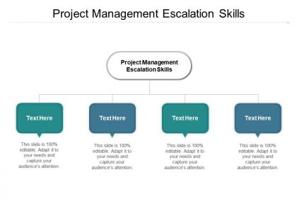 Project management escalation skills ppt powerpoint presentation gallery layout cpb