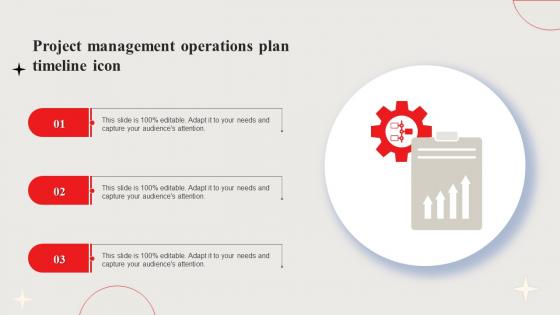 Project Management Operations Plan Timeline Icon