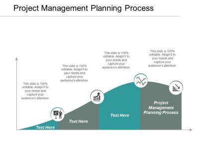 Project management planning process ppt powerpoint presentation file designs download cpb