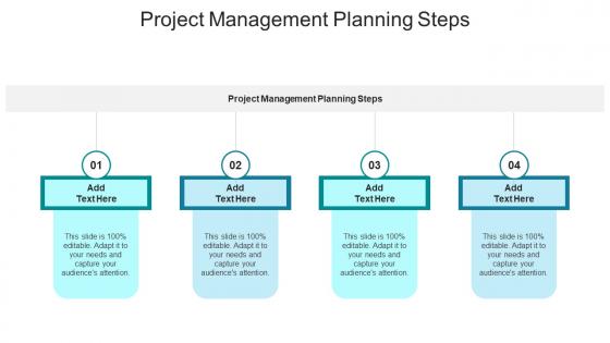 Project Management Planning Steps In Powerpoint And Google Slides Cpb