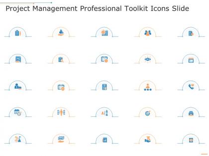 Project management professional toolkit icons slide ppt pictures