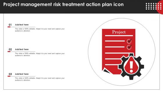 Project Management Risk Treatment Action Plan Icon
