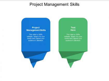Project management skills ppt powerpoint presentation professional rules cpb