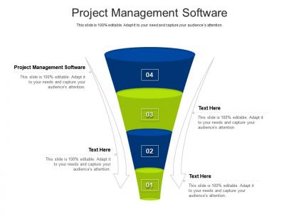 Project management software ppt powerpoint presentation diagram graph charts cpb