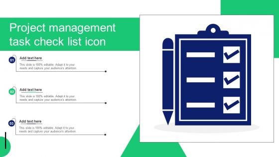 Project Management Task Check List Icon