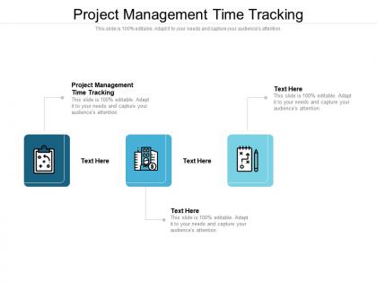 Project management time tracking ppt powerpoint presentation inspiration infographics cpb