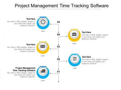 Project management time tracking software ppt powerpoint presentation file outfit cpb
