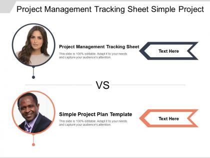 Project management tracking sheet simple project plan template cpb