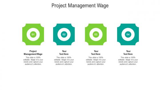 Project management wage ppt powerpoint presentation portfolio outline cpb