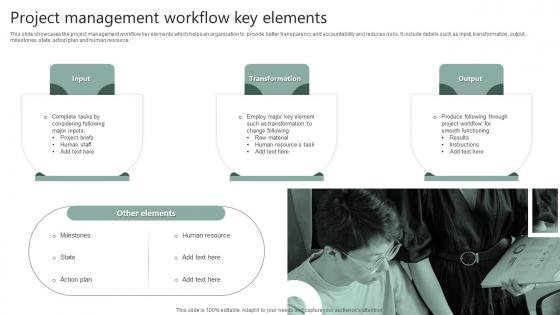 Project Management Workflow Key Elements