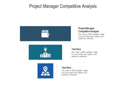 Project manager competitive analysis ppt powerpoint presentation pictures template cpb