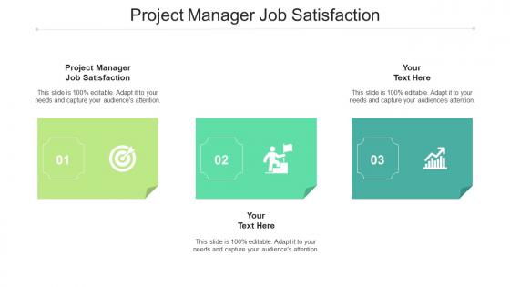Project manager job satisfaction ppt powerpoint presentation slides elements cpb