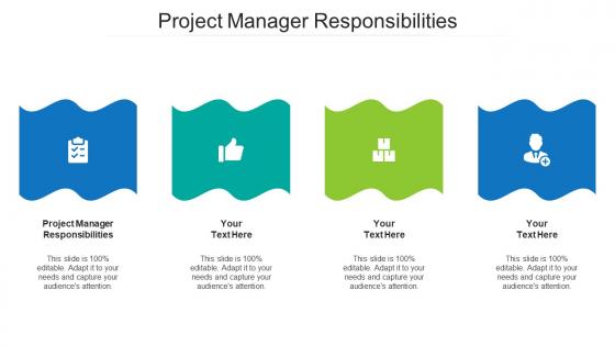 Project Manager Responsibilities Ppt Powerpoint Presentation Gallery Themes Cpb