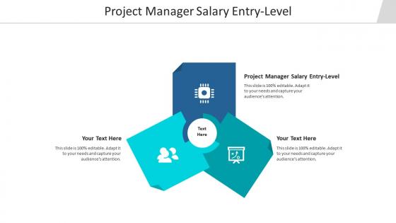 Project manager salary entry level ppt powerpoint presentation summary background cpb