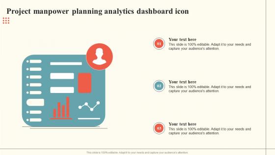 Project Manpower Planning Analytics Dashboard Icon