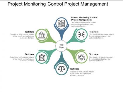 Project monitoring control project management ppt powerpoint presentation pictures graphic images cpb