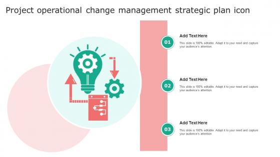 Project Operational Change Management Strategic Plan Icon