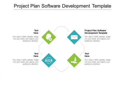 Project plan software development template ppt powerpoint presentation diagram lists cpb