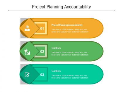 Project planning accountability ppt powerpoint presentation professional graphics template cpb