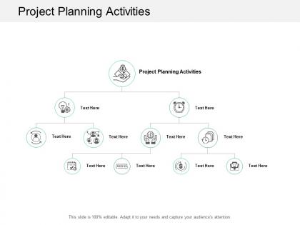 Project planning activities ppt powerpoint presentation file visuals cpb