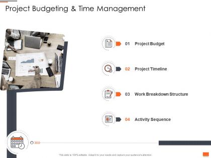 Project planning and governance project budgeting and time management ppt gallery