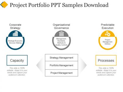 Project portfolio ppt samples download