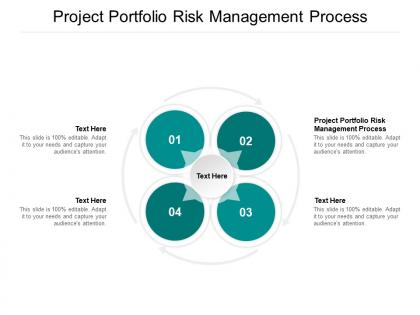 Project portfolio risk management process ppt powerpoint presentation summary graphics tutorials cpb